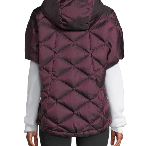 The Northface Far Northern Quilted Puffer Capelet EUC Rich Navy XS - Picture 16 of 16